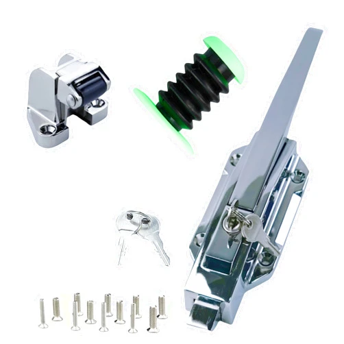 George Garden Freezer Door Handle, Walk in Cooler Door Handle, Freezer Door latches, Suitable for Freezer Door Locks, Oven Locks, Laboratory Door Locks, or Other Equipment (Base Height 1.8inch)