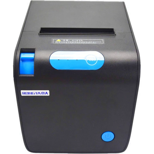 Eyab 80MM POS Thermal Receipt Printer - USB Serial Ethernet Port POS Thermal Receipt Printer Compatible 80mm Thermal Paper Rolls - 250mm/sec High-Speed Printing with ESC/POS Print Commands (Black)