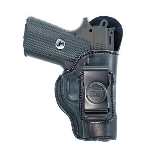 Maxx Carry IWB Leather Gun Holster for Kimber Micro 9, Ultra Carry II 9mm / .45 ACP | Concealed Carry | Bersa Thunder 380 | Colt 1911 3 inch, Defender | Sig Sauer P365XL