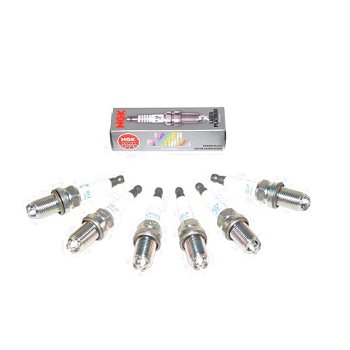 NGK BMW Spark Plugs, Plug Set Laser Platinum NGK OEM 3199 (6pcs)