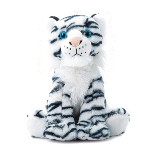 The Petting Zoo White Tiger Stuffed Animal Plushie, Gifts for Kids, Wild Onez Zoo Animals, White Tiger Plush Toy 12 inches