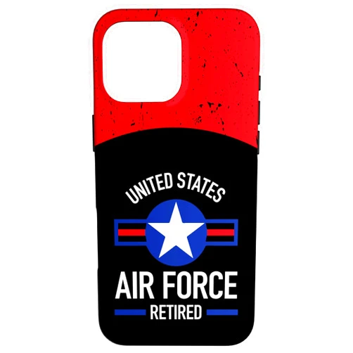 J. Berg U.S. Air Force Retirement iPhone 16 Pro Max United States Air Force Retired USAF Retirement Gifts Case