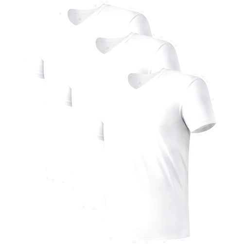 DAVID ARCHY Men's Undershirts Micro Modal Ultra Soft T-Shirts Stretch Moisture-Wicking Crewneck/V-Neck Tees for Men, 3-Pack