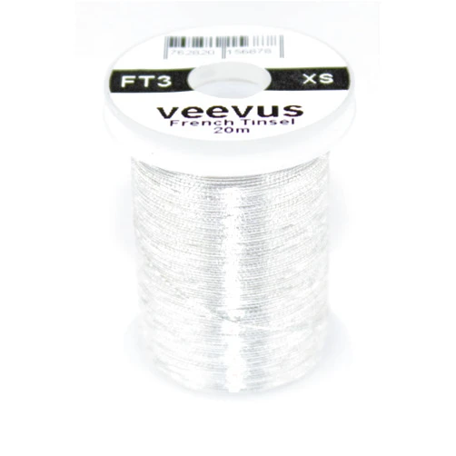 Veevus French Tinsel - X-Small - Silver
