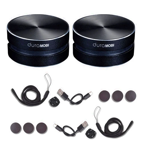 Docooler Upgraded Wireless BT Mini Speaker Bone Conduction Wireless, Stereo Bass Sound Creative Portable Speaker Mini Size Music Player Built-in Mic Sound Box for Home,Outdoor,Travel（1 Pack/2 Packs）