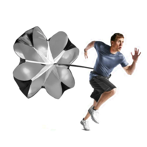 EastyGold Running Speed Chute Resistance Parachute 56 inch Powerchute Umbrella Training Sprint Power Soccer Trainer for Runner, Football, Soccer Drilling