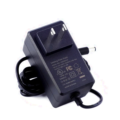 MIXGOO [UL Listed] MIXGOO 12V 3A Power Supply Charger (Input AC 100V-240V, Output DC 12 Volt 3 Amp 36 Watt) Adapter Switching Transformer Converter DC 5.5mm x 2.1mm / 5.5mm x 2.5mm Universal