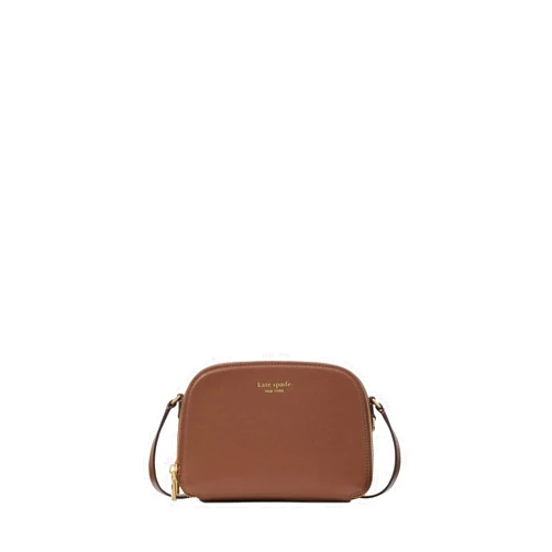 kate spade new york Women's Devin Saffiano Leather Double Zip Dome Crossbody