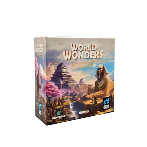Arcane Wonders World Wonders Mundo Expansion, Strategy Board Game, for 1 to 5 Players and Ages 14+, Arcane Wonders