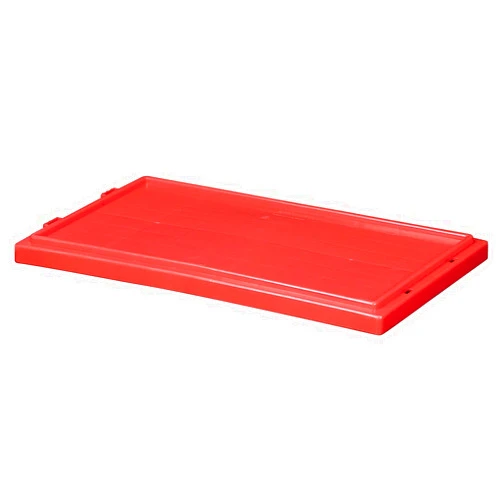 Akro-Mils 35181 Lid for 35180 and 35185 Plastic Nest and Stack Storage Tote, Red, (6-Pack)