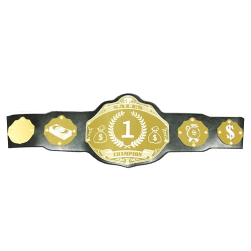 Undisputed Belts Sales Championship Belt Trophy - Custom Banners - Custom Banner Text and Colors - 2 Day Production