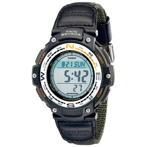 Casio Men's SGW100B-3V Digital Compass Twin Sensor Sport Watch
