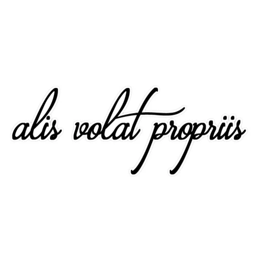 BKR Graphics Alis Volat Propriis Bumper Sticker Vinyl Decal 5