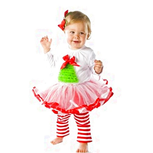 Mud Pie Tree Holiday Tutu Set