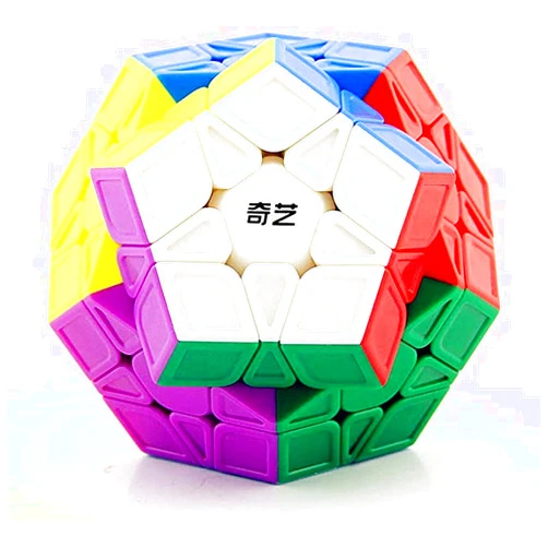 LiangCuber QY 3x3 Megaminx Speed Cube Qiheng Megaminx Pentagonal Dodecahedron Cube Puzzle Toy (3x3 Stickerless)