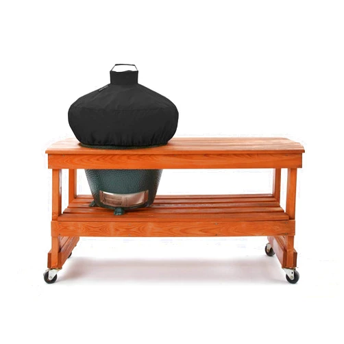 Covermates Kamado Dome Grill Cover - Weather Resistant Outdoor Cover, Protects Big Green Egg Large Table and Round Grills Outdoor, Ultima 600D Polyester, in Table 26 Diameter x 19H, Ripstop Black