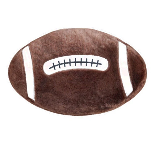 CHORONMO Football Throw Pillow Fluffy Sport Stuffed Football Pillow Soft Durable Sports Toy Gift for Kids Room Decor Winter Style