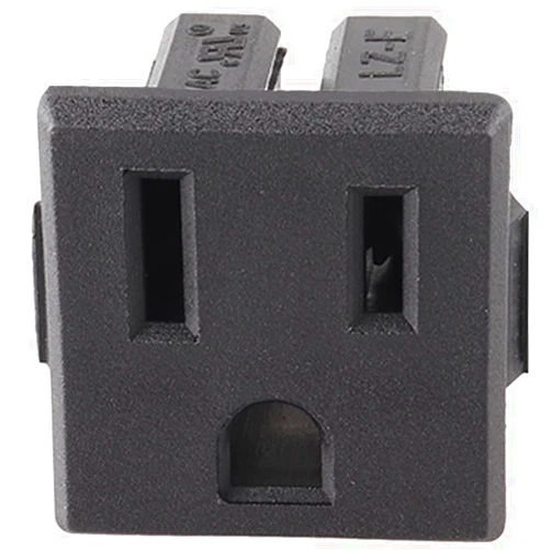 LANZMFG IEC Socket American Female 3pin 10Pack