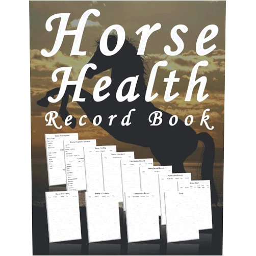 Frossy Frossy Horse Health Record Book: Horse Health Care Log Book, Record Hoof Care, Veterinary, Deworming and Training, Horse Health and Activities Tracker, ... and Competition journal and Organizer.