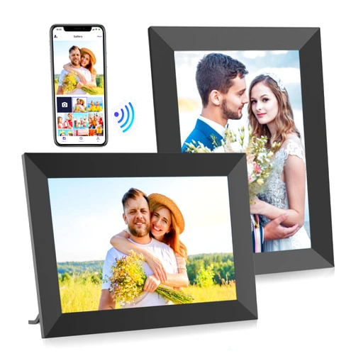 FANGOR 10.1 Inch WiFi Digital Picture Frame 1280x800 HD IPS Touch Screen, Electronic Smart Photo Frame with 32GB Storage, Auto-Rotate, Instantly Share Photos/Videos via Uhale App from Anywhere 2 Pack