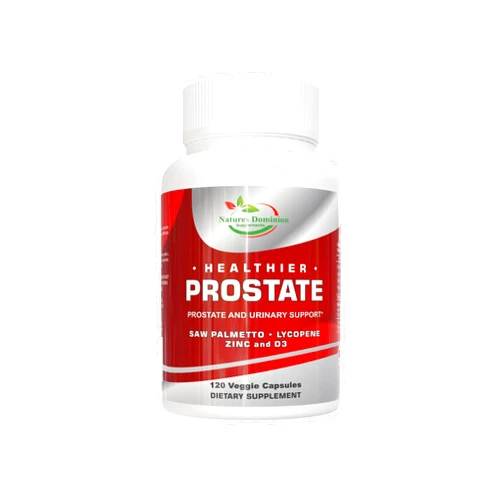 Natures Dominion Supplements Healthier Prostate Supplements for Men with Saw Palmetto, Lycopene, Zinc and D3 for bladder control. Prostate health and Urinary Support. Saw Palmetto for Men. Important Nutrients for Prostate support