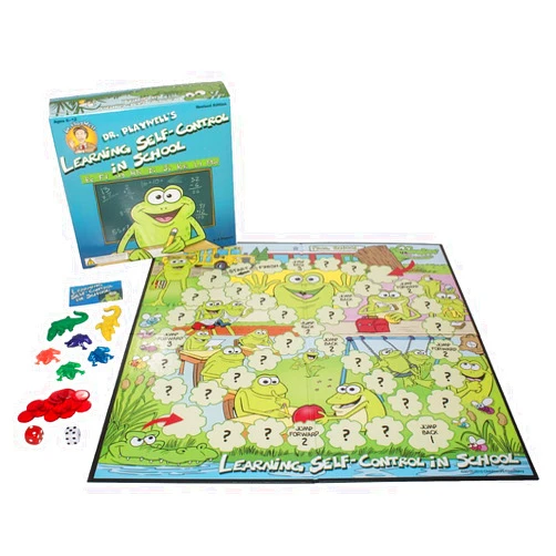 Childswork / Childsplay Dr. Playwell's Learning Self-Control in School - An Amazing Counseling Tool and Therapy Board Game for Kids and Teens to Develop Proper Social Behavior and Mindfulness Skills