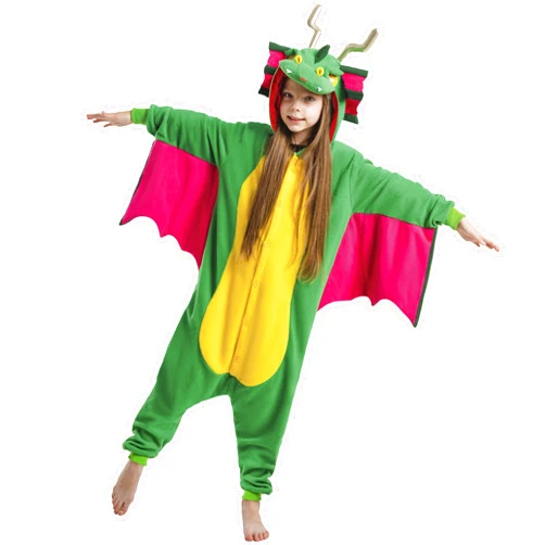 Spooktacular Creations Unisex Child Pajama Plush jumpsuit One Piece Dragon Animal Costume