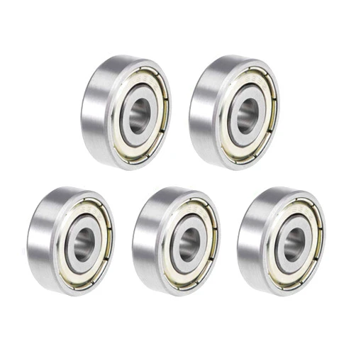 uxcell 635ZZ Deep Groove Ball Bearings Z2 5mm X 19mm X 6mm Double Shielded Carbon Steel 5pcs