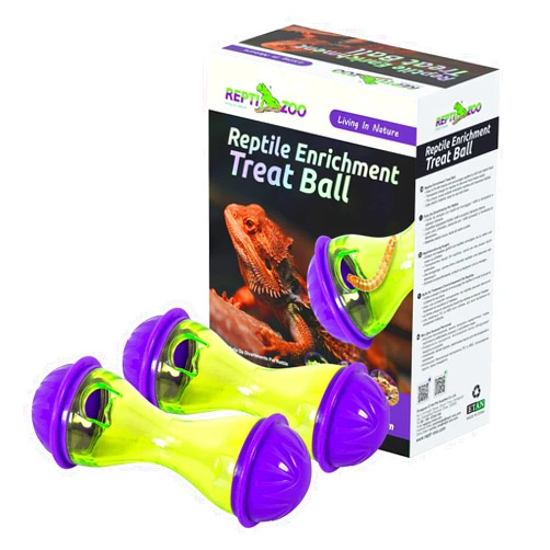 REPTIZOO 2 PCS Bearded Dragon Toys Reptile Feeder Toy, Bearded Dragon Accessories Reptile Terrarium Tank Decor for Lizard, Bearded Dragon, Gecko, Small Animals