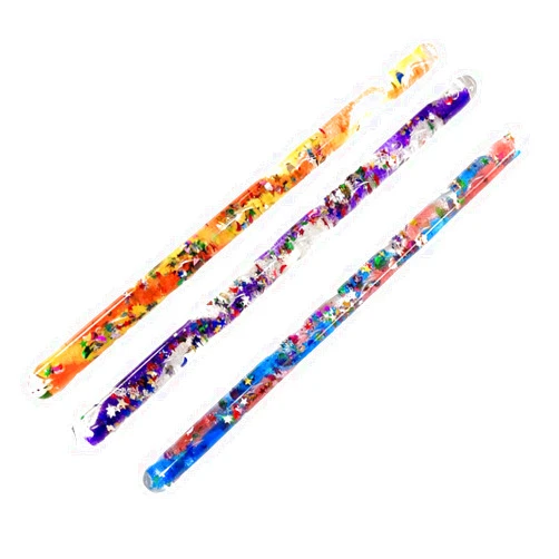 Star Magic Spiral Glitter Wands. 3pk 12.5