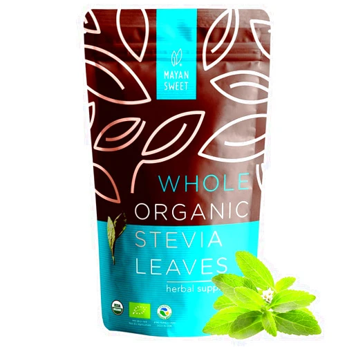 Mayansweet Whole Organic Stevia Leaves, 1.41 oz, Mayan Sweet