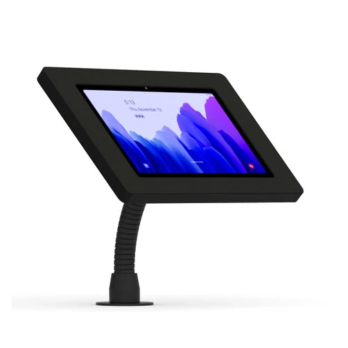 VidaMount Black Enclosure and Flexible Desk/Wall Surface Mount [Bundle] Compatible with Samsung Galaxy Tab A7 10.4