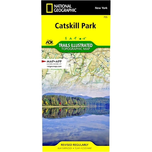 By National Geographic Maps - Trails Illustrated (Author) Catskill Park Map (National Geographic Trails Illustrated Map, 755)