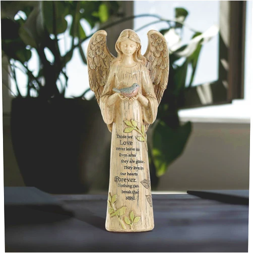 DUSVALLY Angel Resin Statue, Memory Guardian Garden Decor, 10