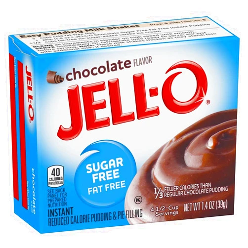 Jell-O Sugar-Free Chocolate Instant Pudding Mix 1.4 Ounce Box (Pack of 6)