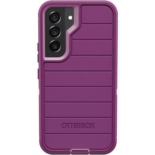 OtterBox Defender Series Case for Samsung Galaxy S21 FE 5G (Only - Not Compatible with Galaxy S21/S21 Plus /S21 Ultra) - Case Only - Microbial Defense Protection - Non-Retail Packaging - Happy Purple