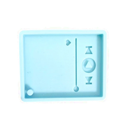 BENGKUI Angwang Silicone Mold,Super Glossy Epoxy Resin Player Mold Keychain Casting Silicone Mould DIY Crafts Jewelry Making Tools Blue