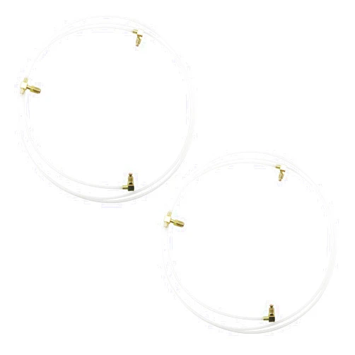 LAFORMO Pair(2) Convertible Power Top Hydraulic Fluid Hose Lines & Fittings Plastic Hoses Compatible With F-ord Mustang, Mercury Cougar, LTD, Chevy Chevelle, Oldsmobile Cutlass, Pontiac GTO
