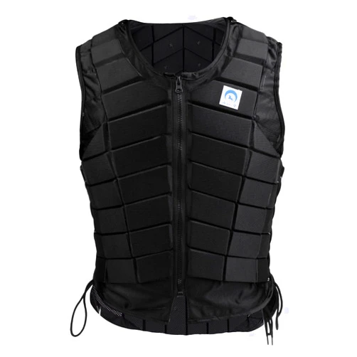 Tongina Professional Horse Riding Safety Equestrian Protective Black Vest Protector, Shock Absorption, EVA Padded, Comfortable, Breathable