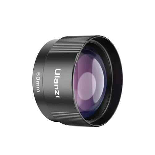 ULANZI CL-006 Phone Telephoto Lens, HD 60mm Phone Camera Lens for 17mm Thread Adapter, 2.5X Magnification Compatible with iPhone Samsung Smartphone Cage Case