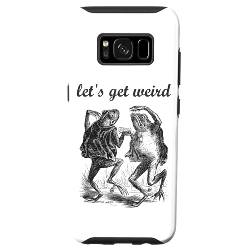 Let's Get Weird Bizarre Galaxy S8 Let's Get Weird Dancing Frogs Fairy Tale Strange Dream Case