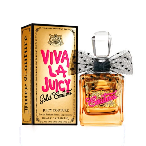 Juicy Couture Viva La Juicy Gold Women's Perfume, Gift for Her, Fragrance Gift for Women, Eau De Parfum Spray, Floral & Sweet Scent
