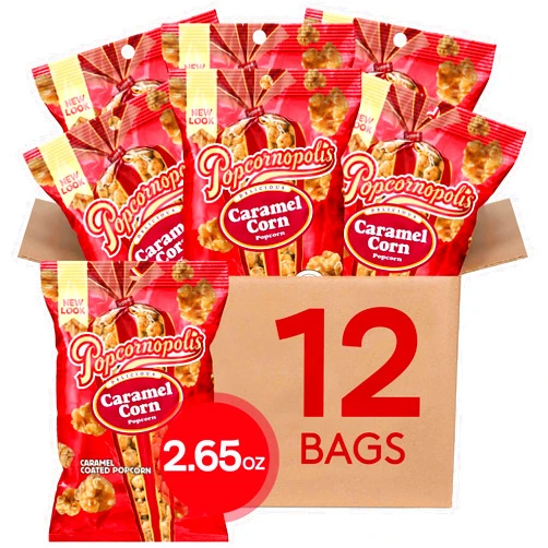 Popcornopolis Caramel 12 ct, 2.65 oz