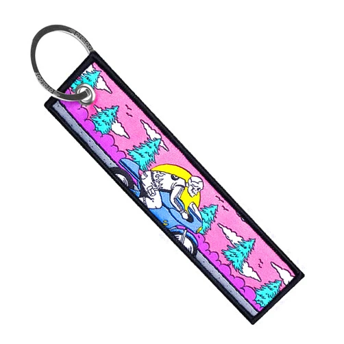 MotoLoot Keychain for Motorcycles, Scooters, Cars and Gifts (Skull Vintage Rider)