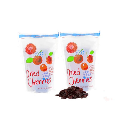 Cherry Bay Orchards - Dried Montmorency Tart Cherries - Pack of Two 16 oz Bags (32oz Total) - 100% Domestic, Natural, Kosher Certified, Gluten-Free, and GMO Free - Packed in a Resealable Pouch