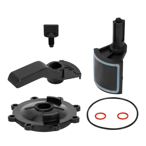 NURATIT Updated 2-Port/3-Port Pool Valve Rebuild Kit Includes Handle 7433 * 1, Knob 4603 * 1, Valve Cover 4606 * 1, Diverter Valve 4720 * 1, Compatible with Jandy 2 or 3-Port 4715, 4716, 4717 Valves.(1 Pack)