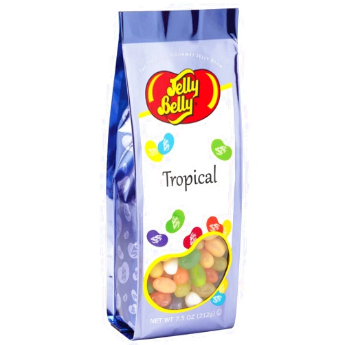 Jelly Belly Candy Gift Bag, Tropical, 7.5 oz