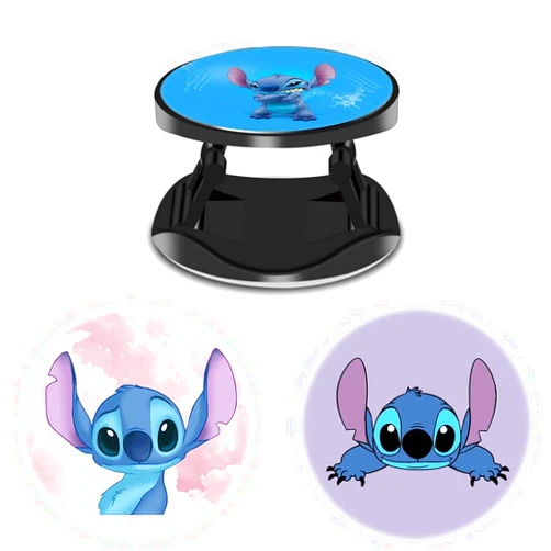 Lucen Blais 3 Pack/Multifunction Cell Phone Stand Holder and Grip Blue Pink Cloud Cute Foldable Phone Kickstand Mount Compatible for Smartphones