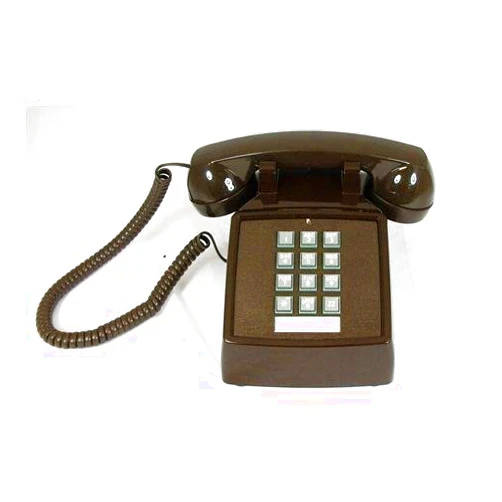 Cortelco ITT-2500-V-BR 250045-VBA-20M Desk w/ Volume - Brown by Cortelco