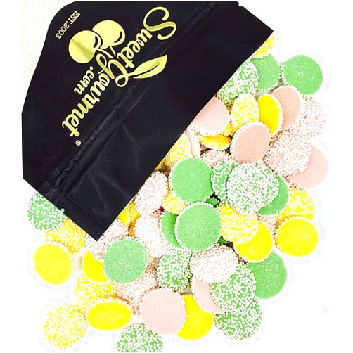 SweetGourmet Pastel Mint Nonpareils, Creamy Mints with White Sprinkles, Yellow Pink and Green Colors, 2 Pound
